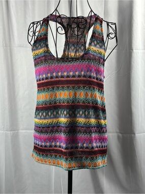 Top Secret Multicolor Striped Knit Tank Top